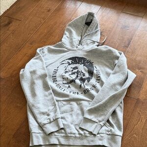 Diesel Light Gray Men's Hoodie